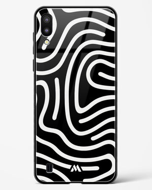 Monochrome Maze Glass Case Phone Cover (Samsung)