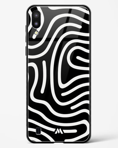 Monochrome Maze Glass Case Phone Cover (Samsung)