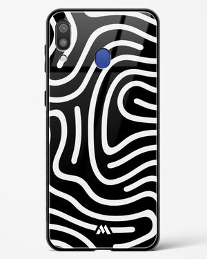 Monochrome Maze Glass Case Phone Cover (Samsung)