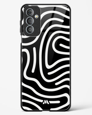 Monochrome Maze Glass Case Phone Cover (Samsung)