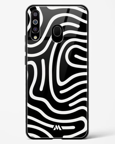 Monochrome Maze Glass Case Phone Cover (Samsung)