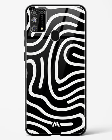Monochrome Maze Glass Case Phone Cover (Samsung)