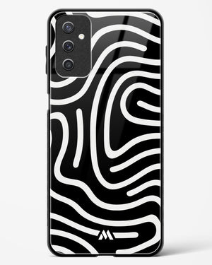 Monochrome Maze Glass Case Phone Cover (Samsung)