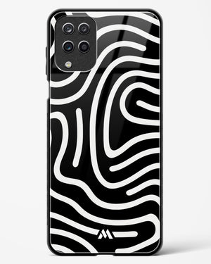 Monochrome Maze Glass Case Phone Cover (Samsung)