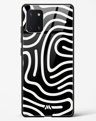 Monochrome Maze Glass Case Phone Cover (Samsung)