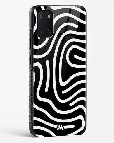 Monochrome Maze Glass Case Phone Cover (Samsung)