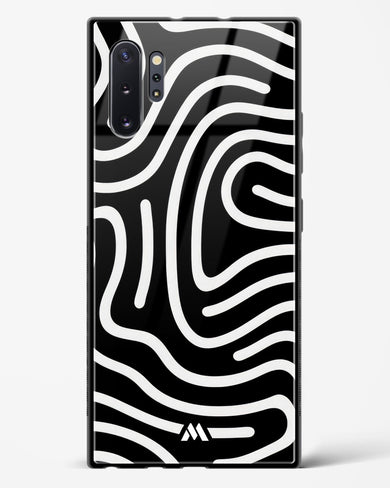 Monochrome Maze Glass Case Phone Cover (Samsung)