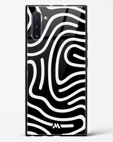 Monochrome Maze Glass Case Phone Cover (Samsung)