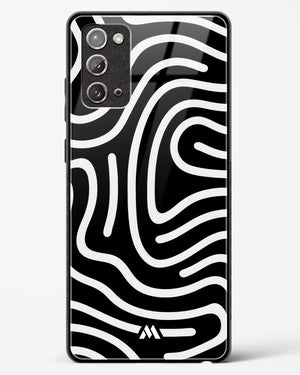 Monochrome Maze Glass Case Phone Cover (Samsung)