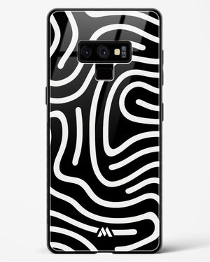 Monochrome Maze Glass Case Phone Cover (Samsung)