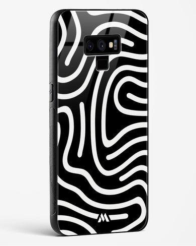Monochrome Maze Glass Case Phone Cover (Samsung)