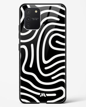 Monochrome Maze Glass Case Phone Cover (Samsung)