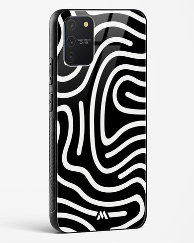 Monochrome Maze Glass Case Phone Cover (Samsung)