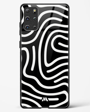 Monochrome Maze Glass Case Phone Cover (Samsung)