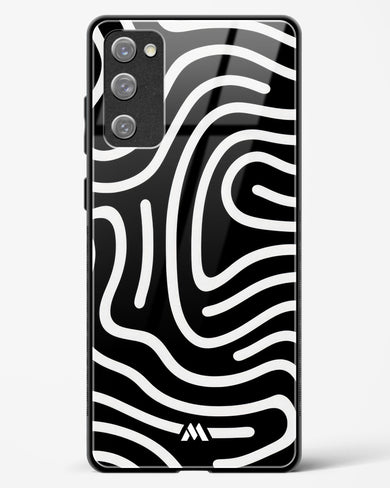 Monochrome Maze Glass Case Phone Cover (Samsung)