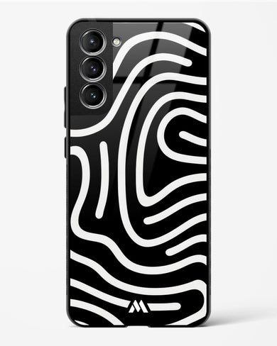Monochrome Maze Glass Case Phone Cover (Samsung)