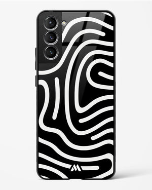 Monochrome Maze Glass Case Phone Cover (Samsung)