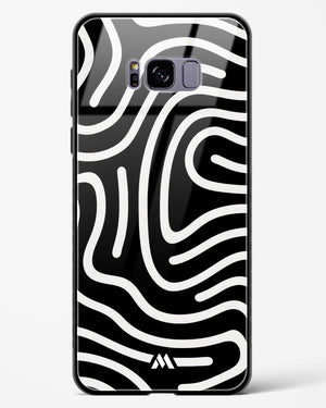 Monochrome Maze Glass Case Phone Cover (Samsung)