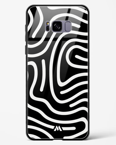 Monochrome Maze Glass Case Phone Cover (Samsung)