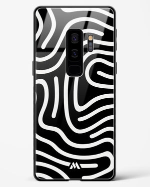 Monochrome Maze Glass Case Phone Cover (Samsung)