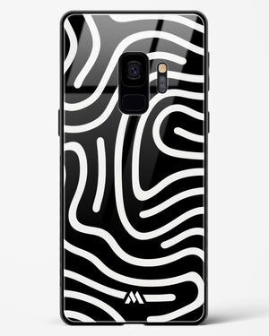 Monochrome Maze Glass Case Phone Cover (Samsung)