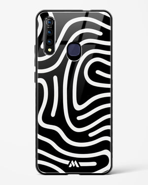 Monochrome Maze Glass Case Phone Cover (Vivo)