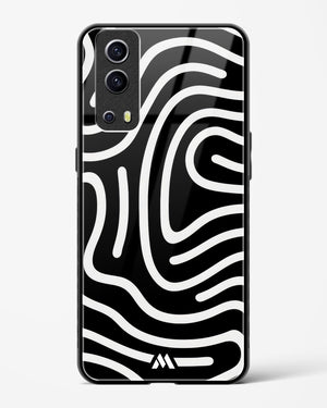 Monochrome Maze Glass Case Phone Cover (Vivo)