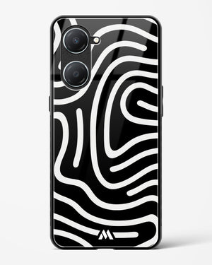 Monochrome Maze Glass Case Phone Cover (Vivo)