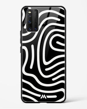 Monochrome Maze Glass Case Phone Cover (Vivo)