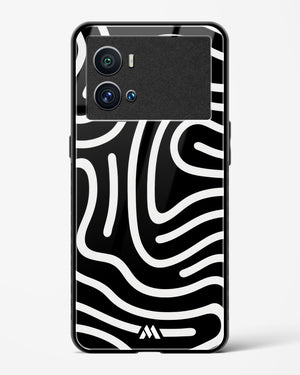 Monochrome Maze Glass Case Phone Cover (Vivo)
