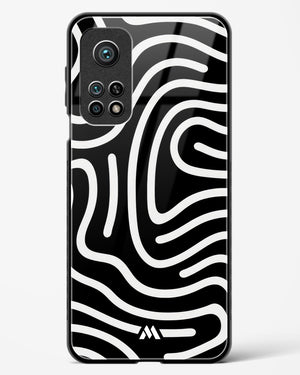 Monochrome Maze Glass Case Phone Cover (Xiaomi)