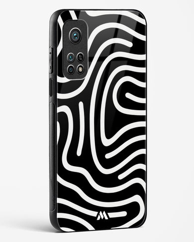 Monochrome Maze Glass Case Phone Cover-(Xiaomi)