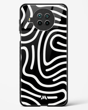 Monochrome Maze Glass Case Phone Cover-(Xiaomi)