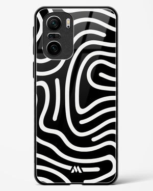 Monochrome Maze Glass Case Phone Cover (Xiaomi)