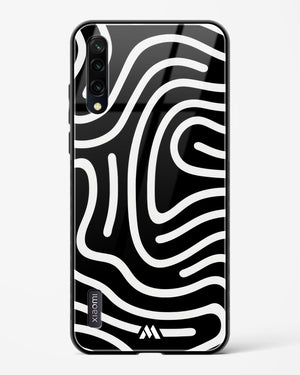 Monochrome Maze Glass Case Phone Cover-(Xiaomi)