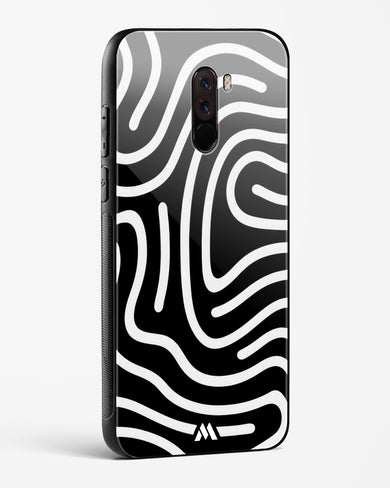 Monochrome Maze Glass Case Phone Cover-(Xiaomi)