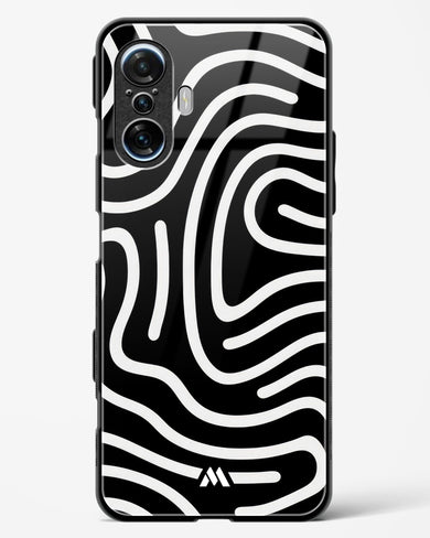 Monochrome Maze Glass Case Phone Cover-(Xiaomi)