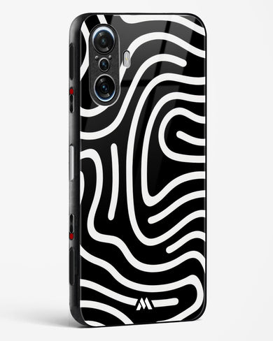 Monochrome Maze Glass Case Phone Cover-(Xiaomi)