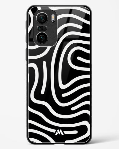 Monochrome Maze Glass Case Phone Cover-(Xiaomi)