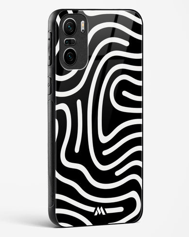 Monochrome Maze Glass Case Phone Cover-(Xiaomi)