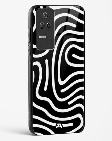 Monochrome Maze Glass Case Phone Cover-(Xiaomi)