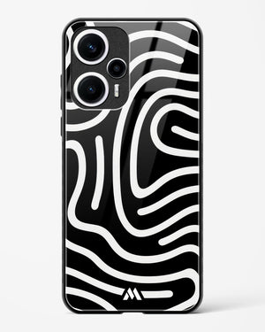 Monochrome Maze Glass Case Phone Cover-(Xiaomi)