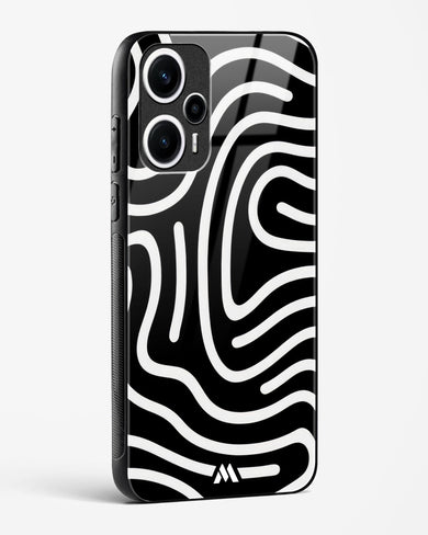 Monochrome Maze Glass Case Phone Cover-(Xiaomi)