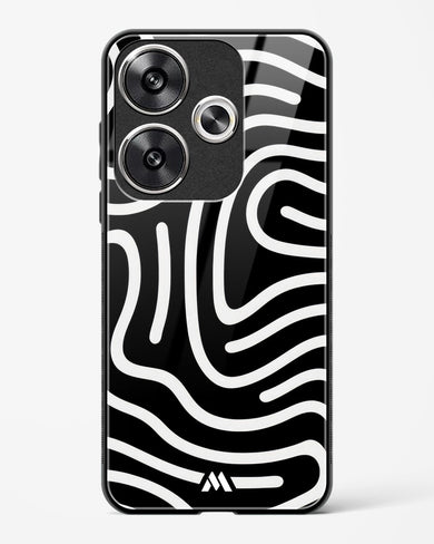 Monochrome Maze Glass Case Phone Cover-(Xiaomi)