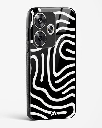 Monochrome Maze Glass Case Phone Cover-(Xiaomi)