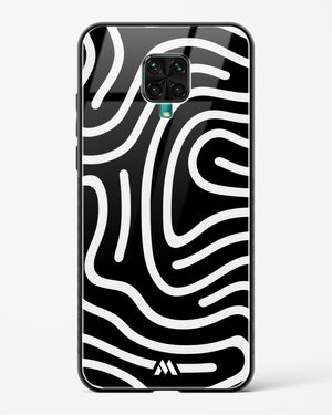 Monochrome Maze Glass Case Phone Cover-(Xiaomi)