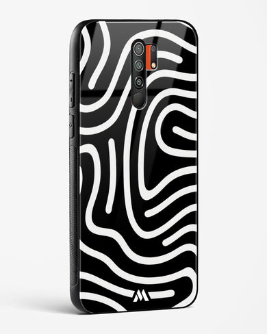 Monochrome Maze Glass Case Phone Cover-(Xiaomi)