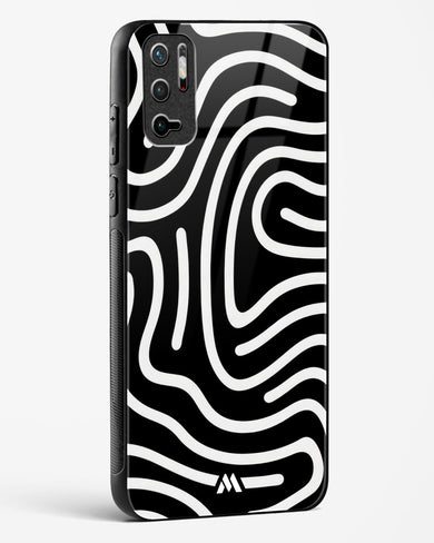 Monochrome Maze Glass Case Phone Cover-(Xiaomi)