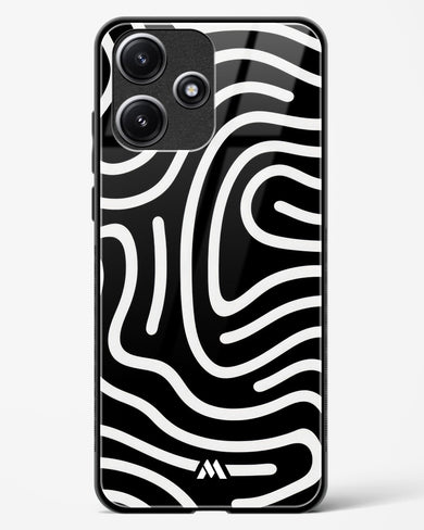 Monochrome Maze Glass Case Phone Cover-(Xiaomi)