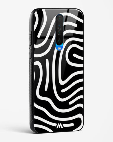 Monochrome Maze Glass Case Phone Cover-(Xiaomi)